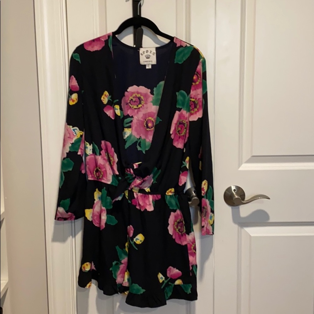 Leola Romper floral 3/4 sleeve